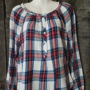 Plaid Ladies Shirt Size Small